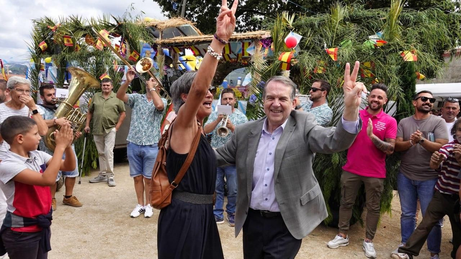 El alcalde Abel Caballero, en las fiestas de San Campio. // Vicente Alonso