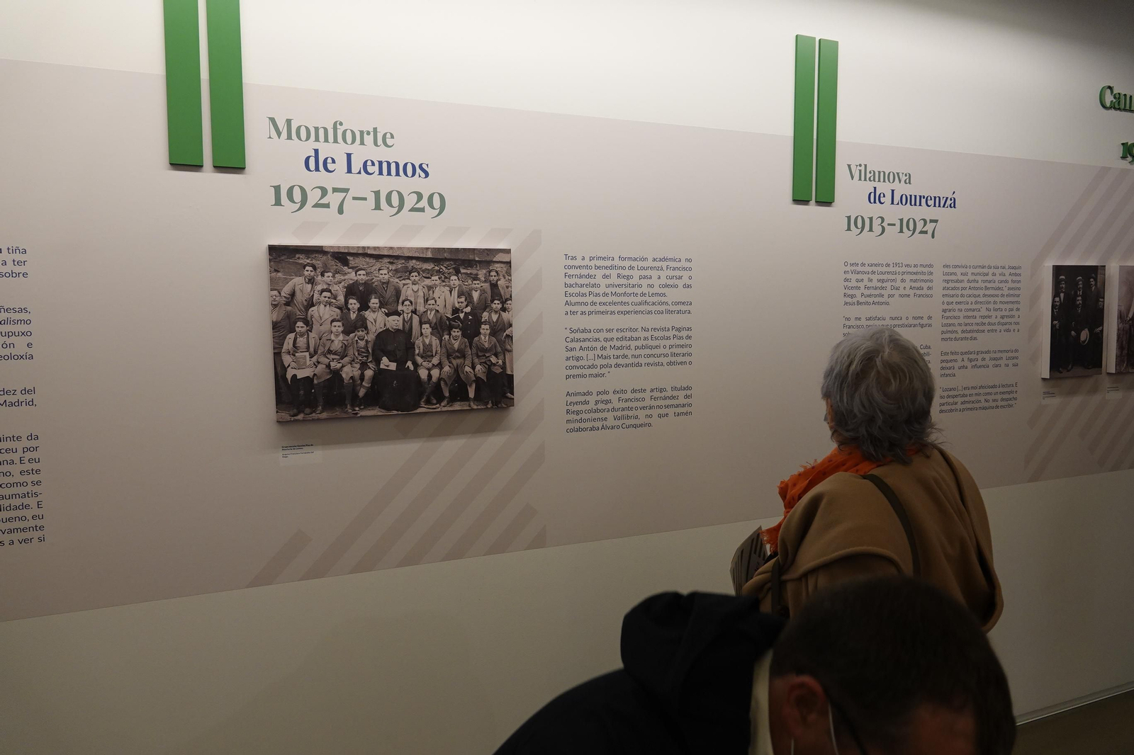 Presentación en la Pinacoteca de "Nos vieiros da arte galega", sobre a colección municipal de Francisco Fernández del Riego.