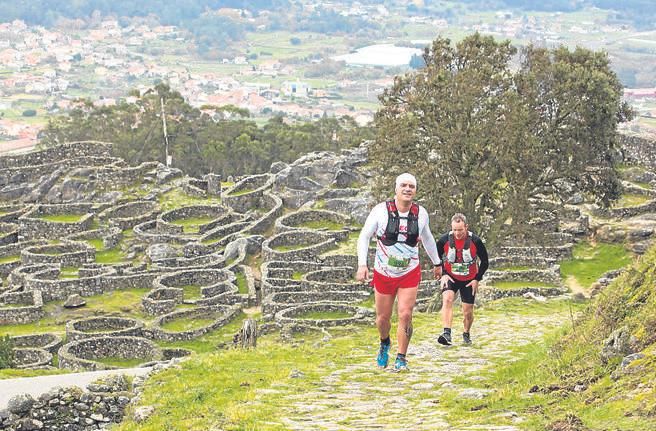 O castro de Santa Trega foi o espectador máis ilustre dos cincocentos participantes no trail.