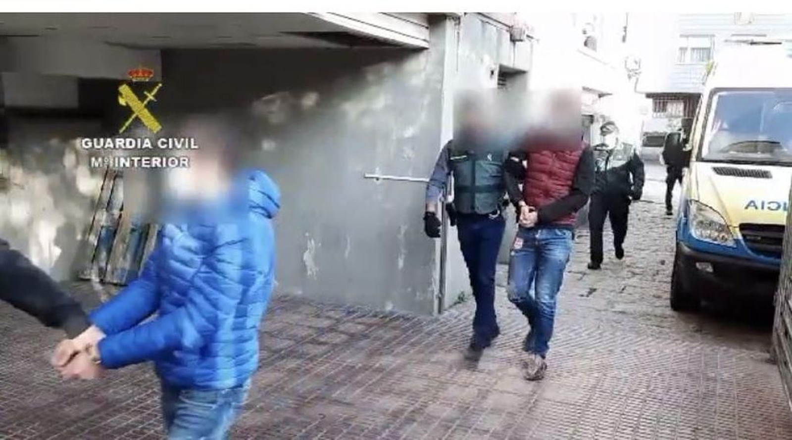 Los detenidos ingresaron en prisión tras declarar en A Coruña.