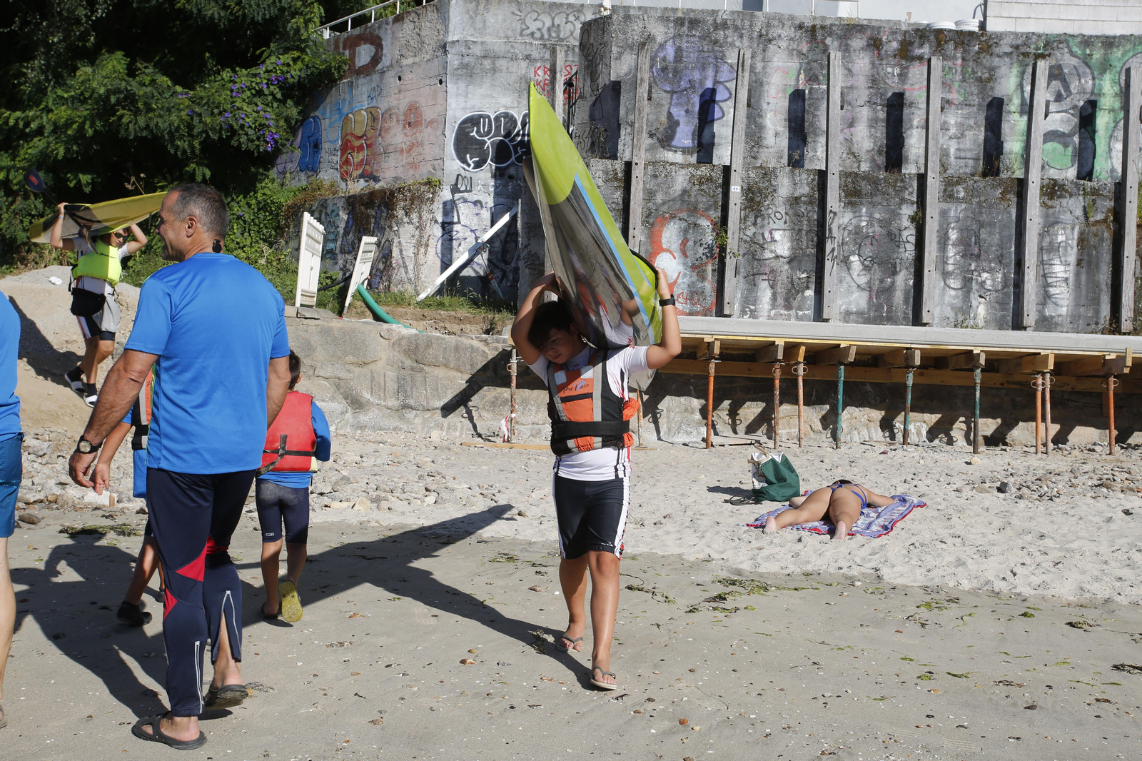 La jornada de entrenamiento especial de la mano de +Deporte Atlántico y el club de piragüismo Kayak Vigo