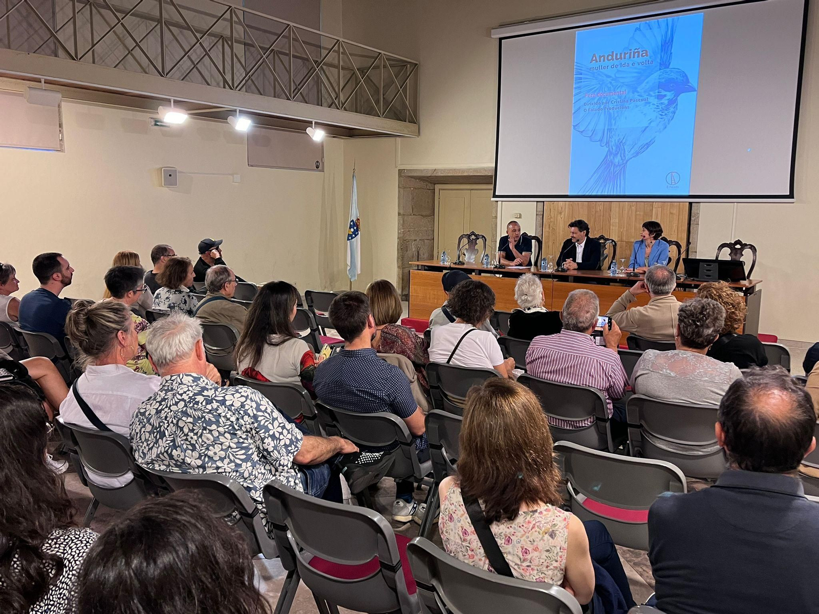 Estreno en el Museo do Pobo Galego del documental "Anduriña, mujer de ida y vuelta"
