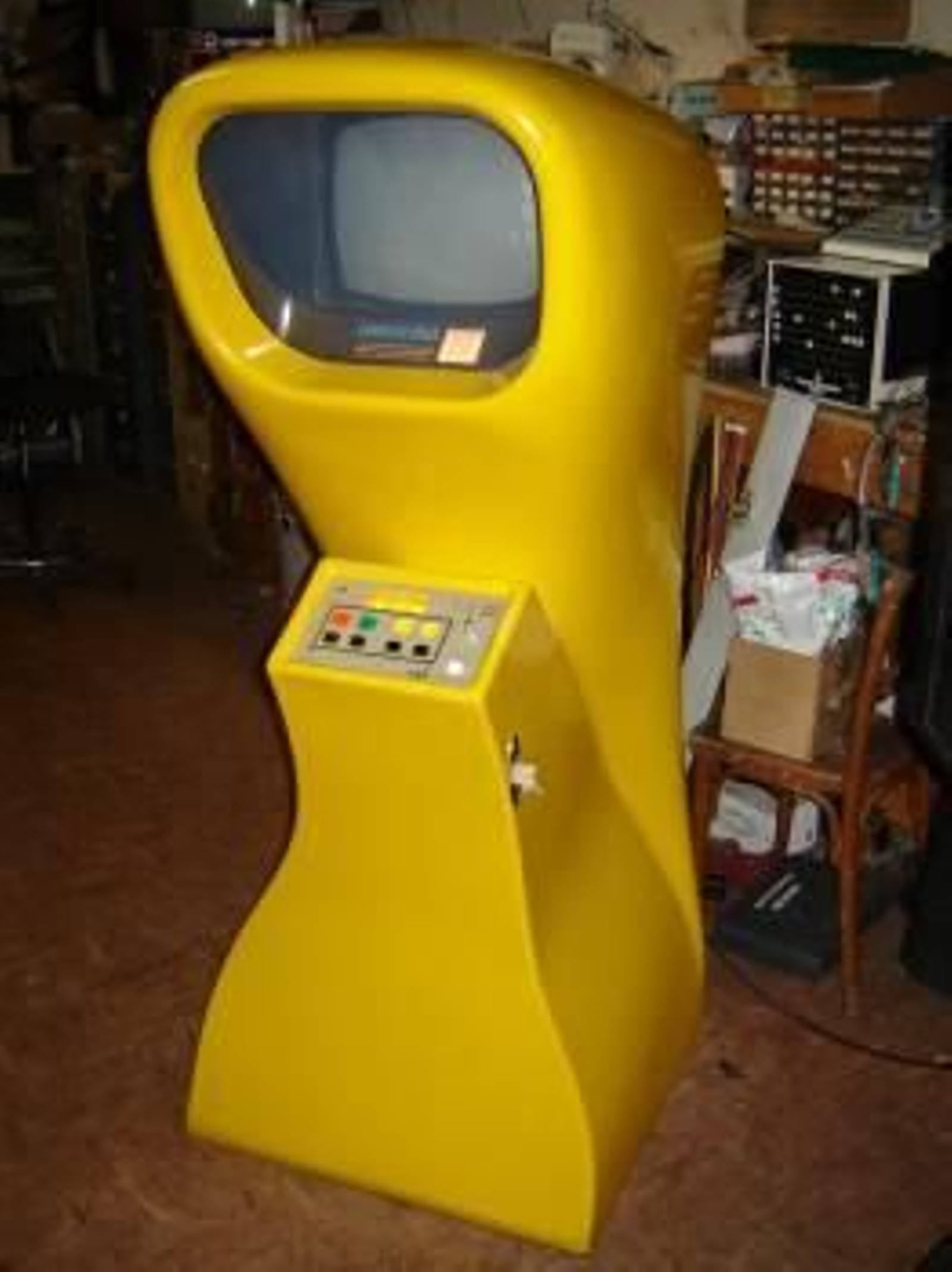 El 'Computer Space', de 1951, el primer videojuego con monedas. (Foto: AN)