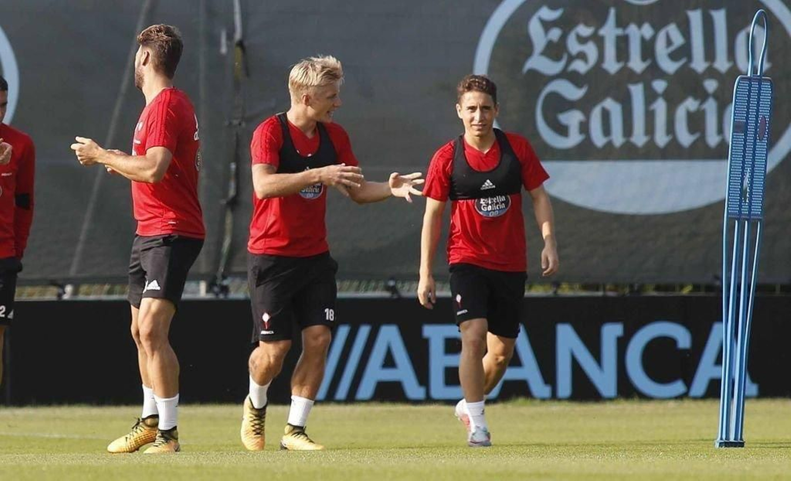 Emre Mor, en un entrenamiento.