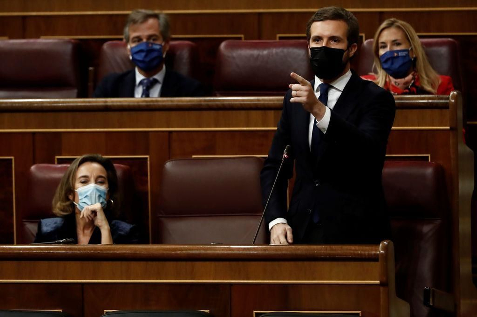 Pablo Casado, en una intervención en el Congreso.
