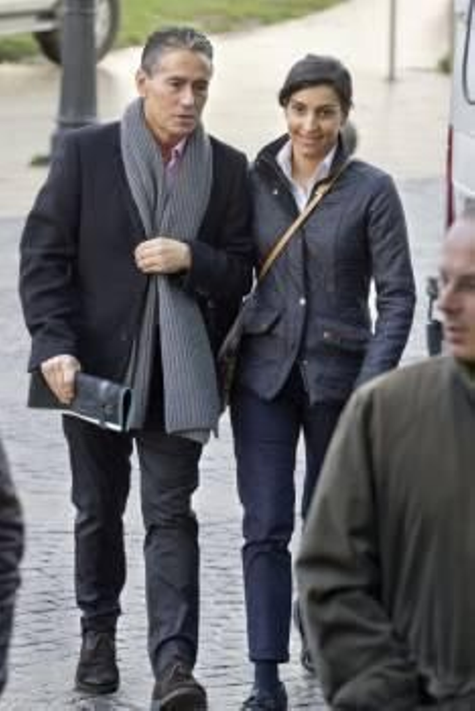 Rebeca Domínguez, a su llegada a los juzgados de Lugo. (Foto: ELISEO TRIGO)