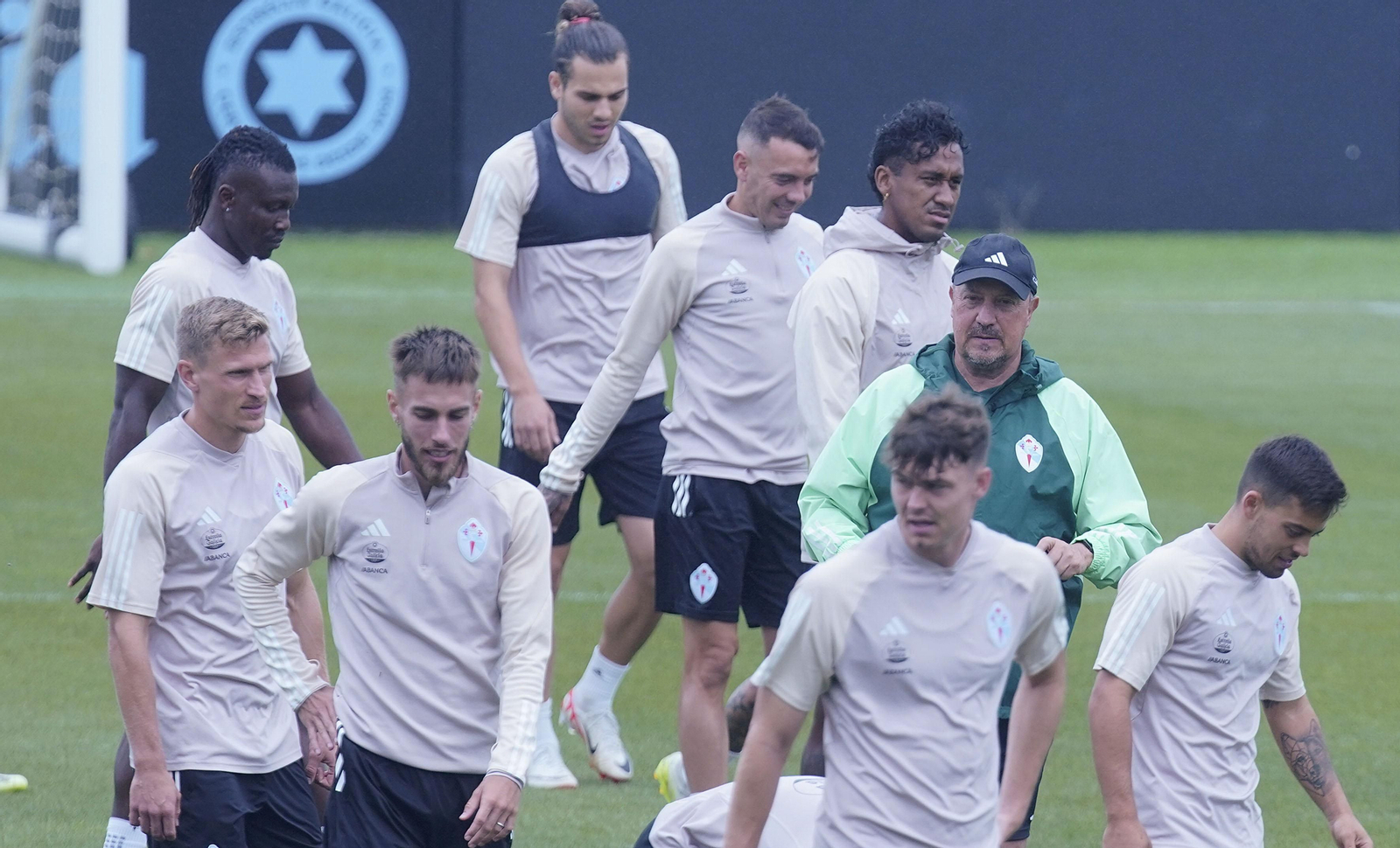 Entrenamiento del Celta en Mos.
