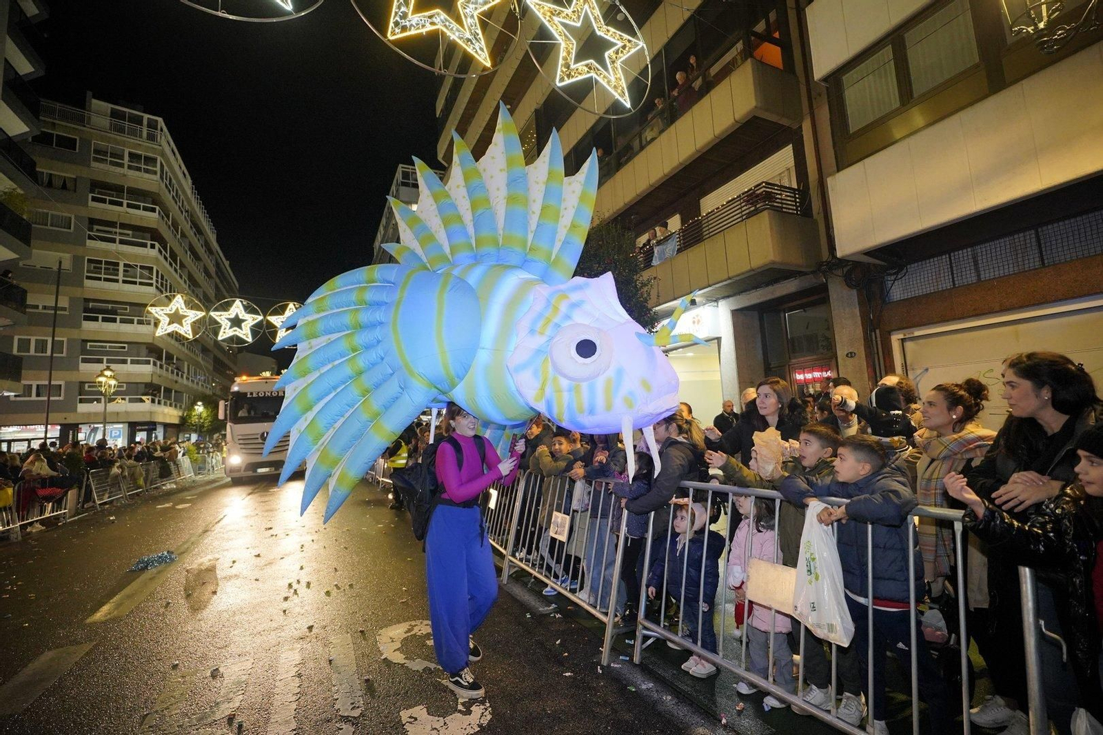 La Cabalgata de los Reyes en Vigo 2024.