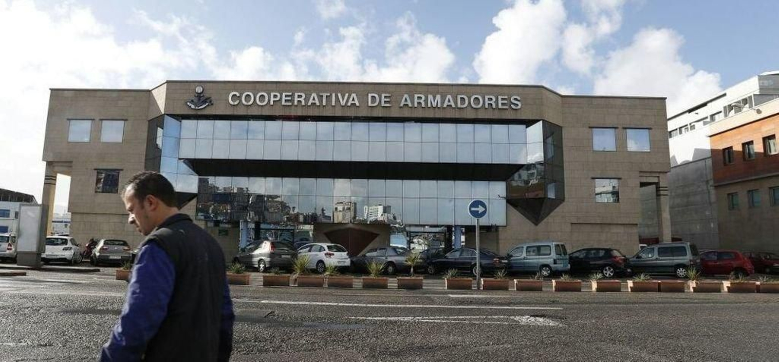 El inmigrante hizo un curso de formación en la Cooperativa de Armadores de Vigo.