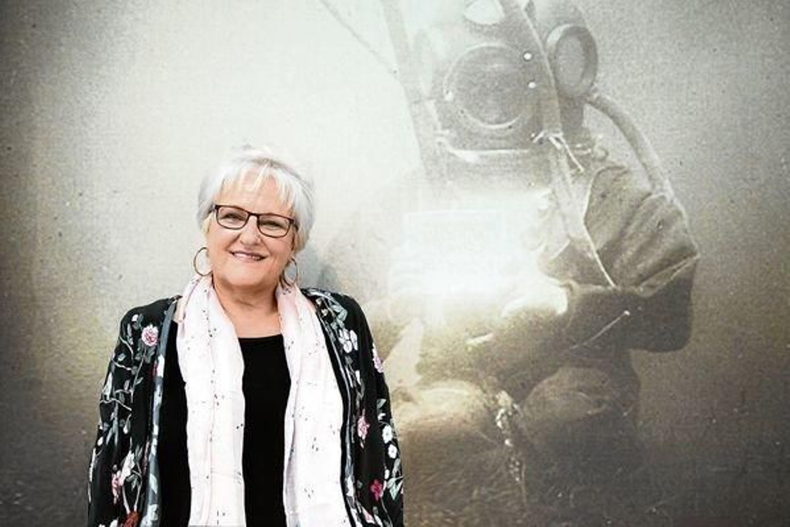 A escritora e xornalista viguesa María Xosé Porteiro, vicevaledora do pobo.