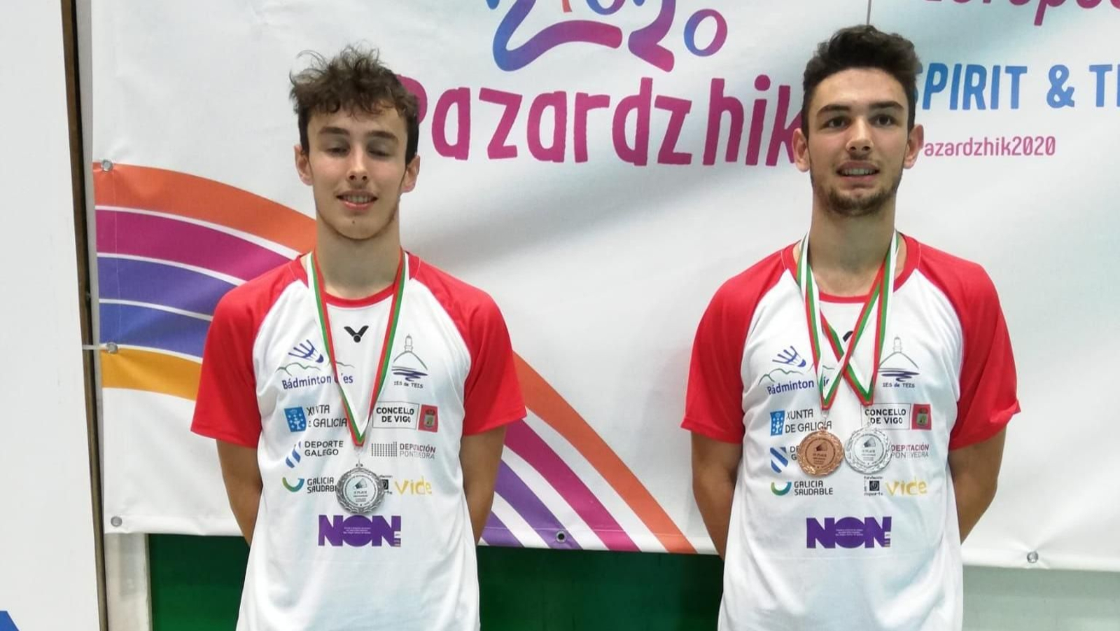 Jacobo (izquierda) y Gabriel conquistaron una plata y un bronce.0