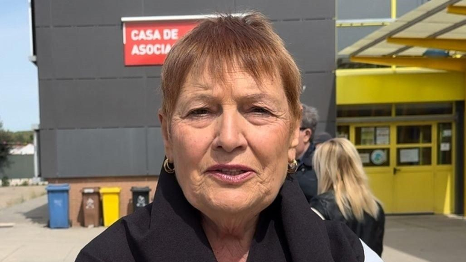 Maite Isla, durante el acto en Madrid el pasado fin de semana.