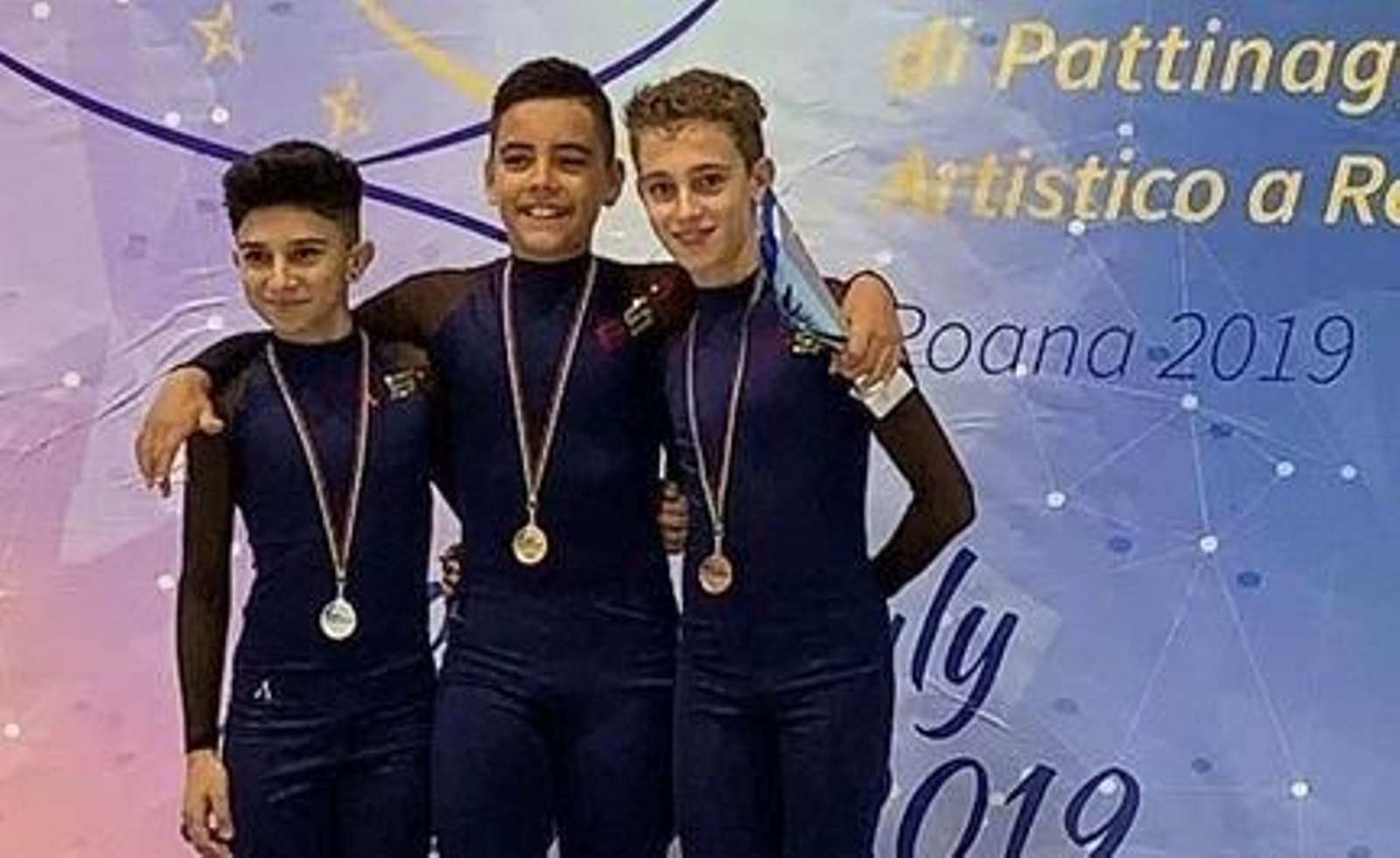 El podio de Ribeiro.