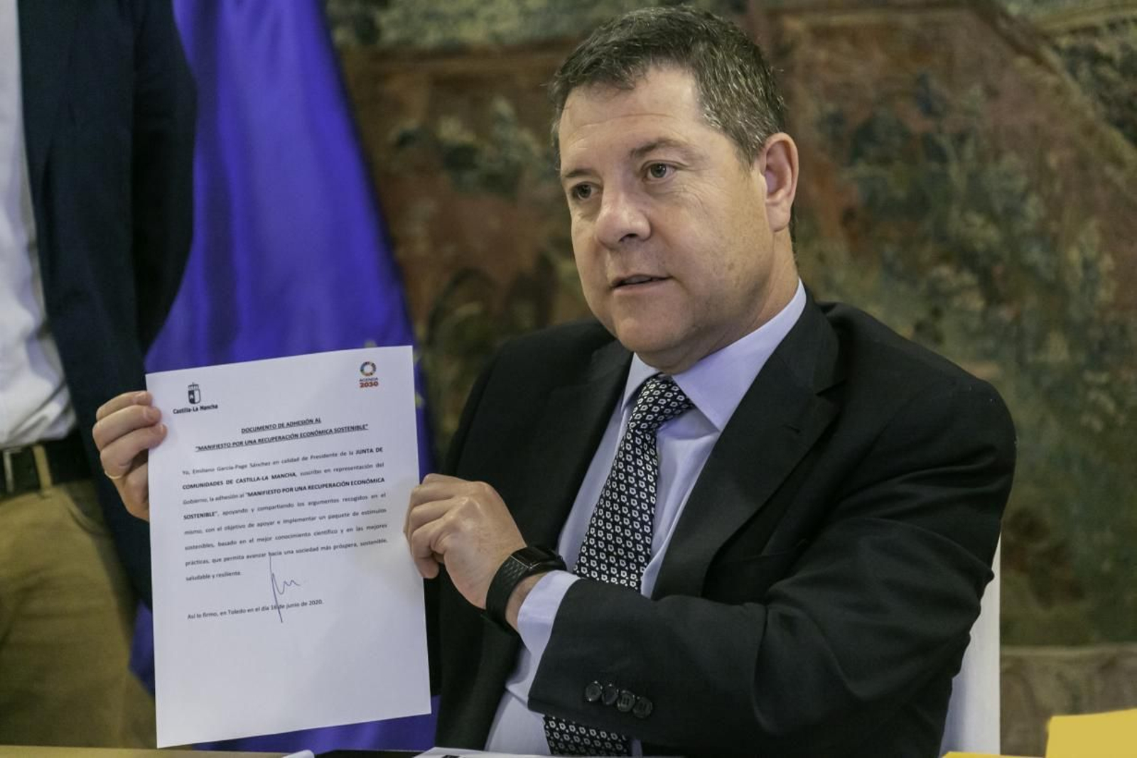 Emiliano García Page, presidente de Castilla La Mancha