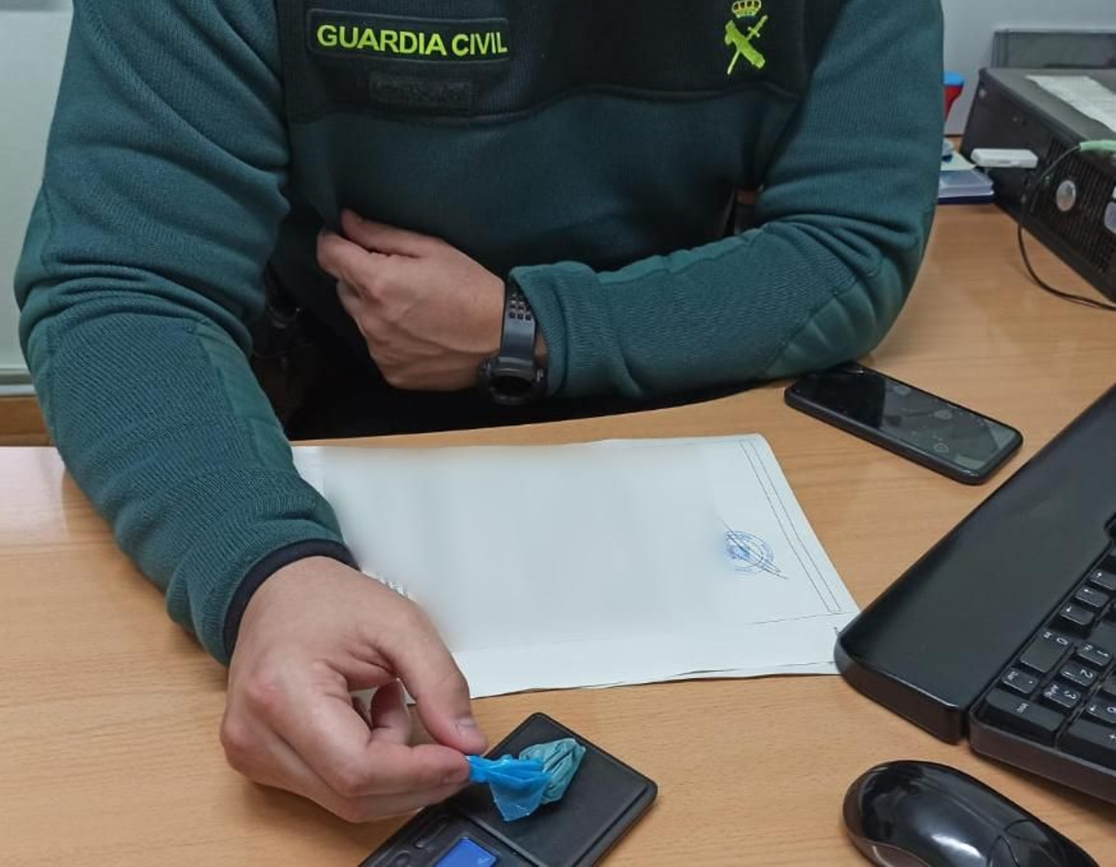 La heroína incautada