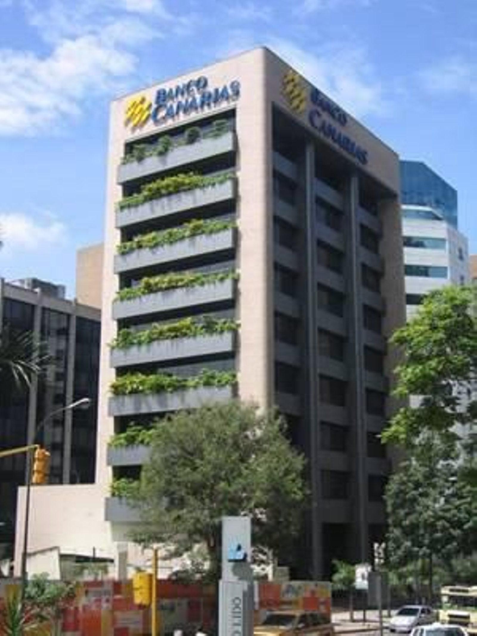 Sede del Banco de Canarias en Caracas.