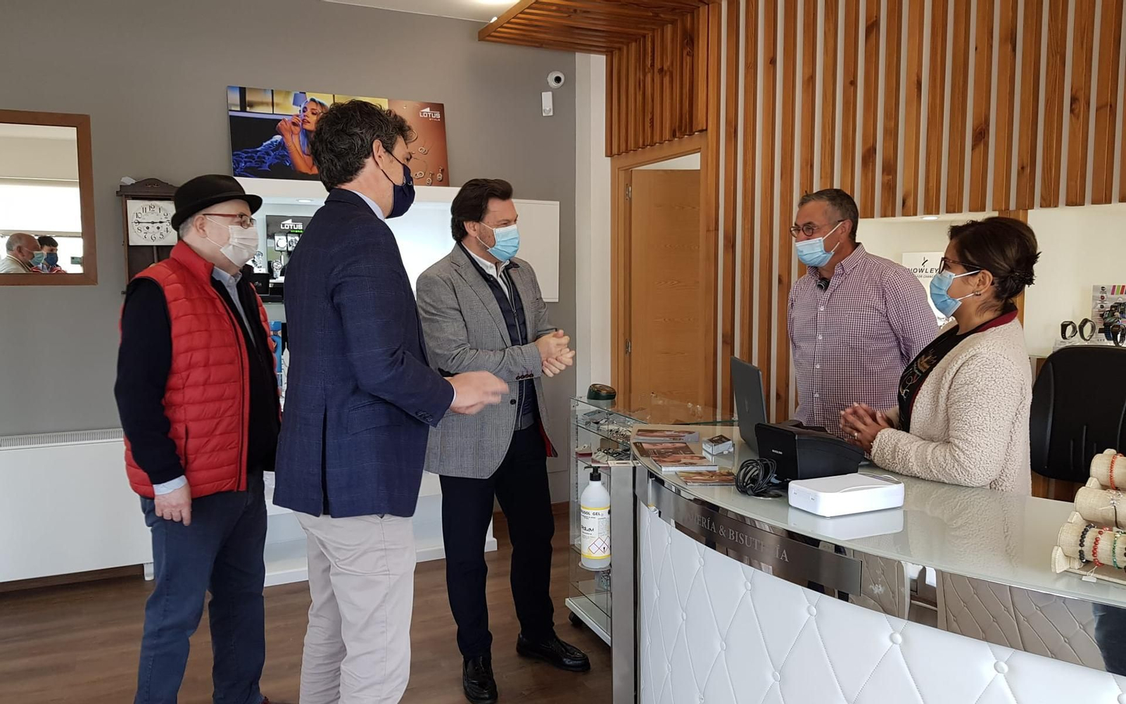 Imagen de la visita a Abadín (Lugo)