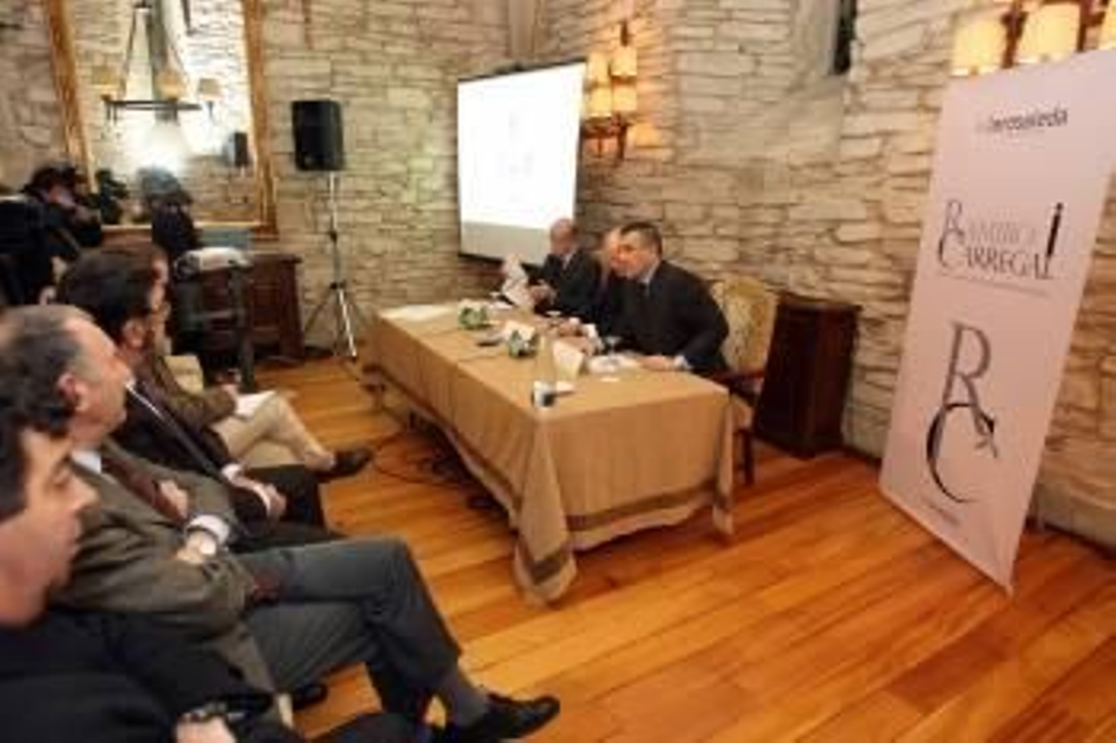 Presentacion del Premio Ramiro Carregal en Santiago.