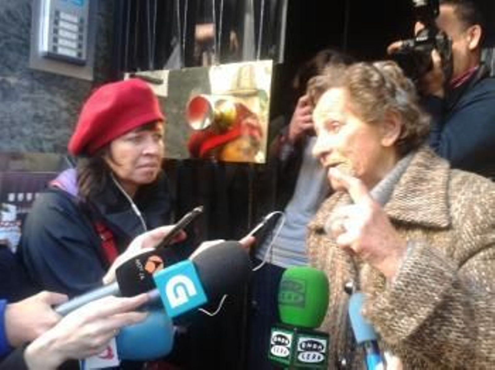 La octogenaria Aurelia con orden de desahucio en A Coruña