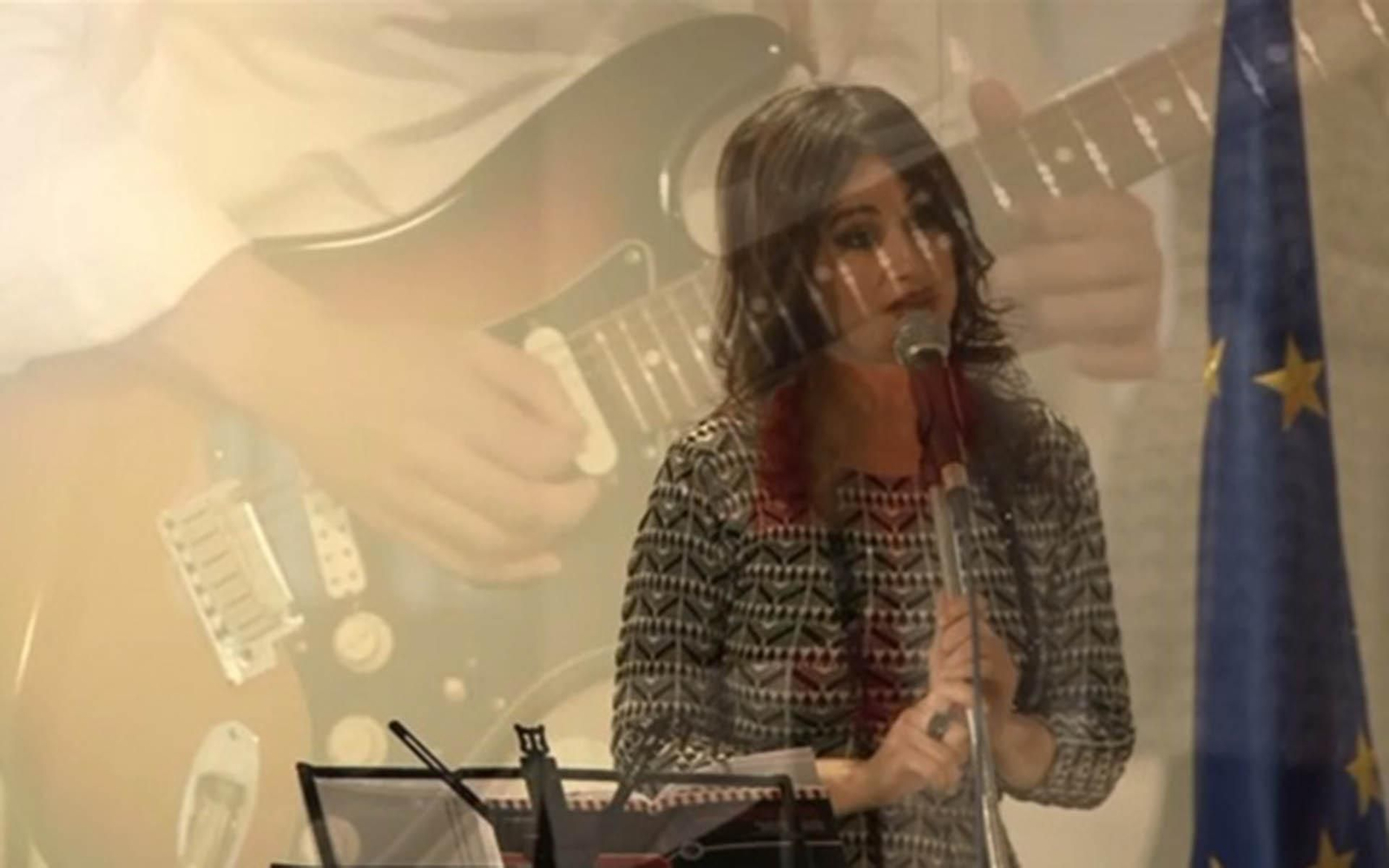 Imagen del espectáculo poético-musical "Idioma da tinta"