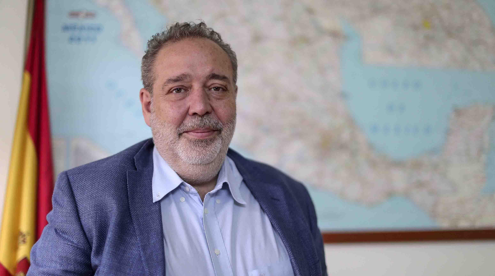 El jefe de la Agencia Española de Cooperación Internacional para el Desarrollo en México (AECID), Nacho Nicolau. EFE/Isaac Esquivel