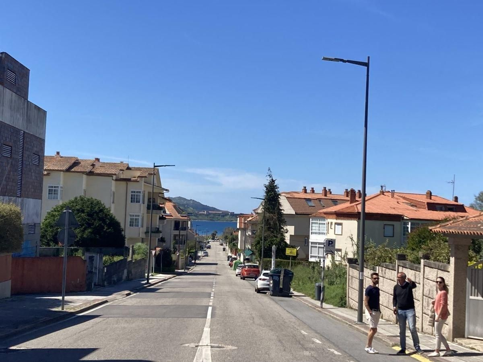 Imagen del estado actual de la avenida Castelao.