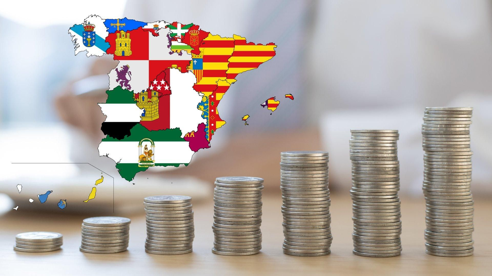 Las comunidades autónomas de España.