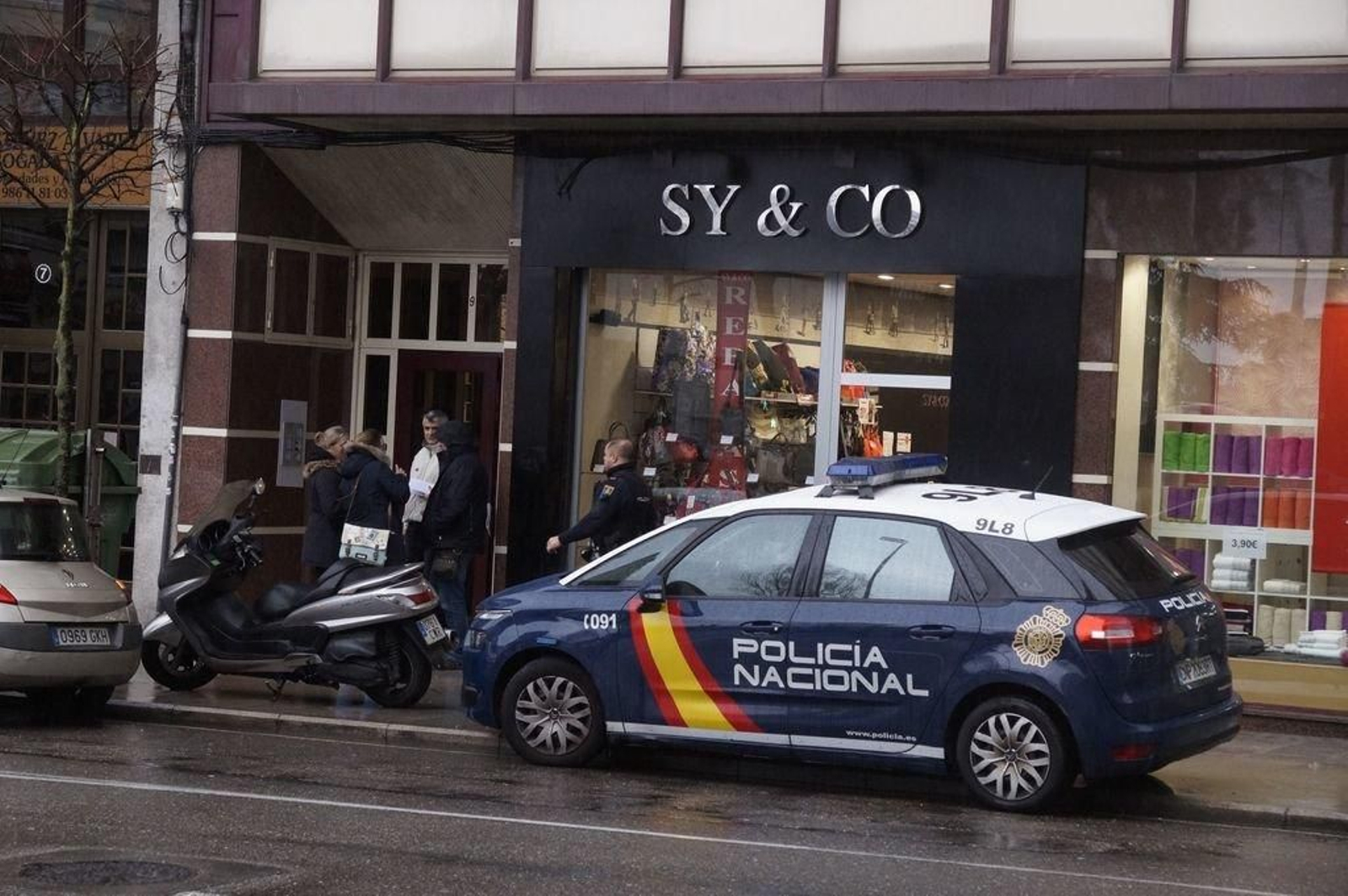 Edificio en el que se produjeron los hechos el jueves.