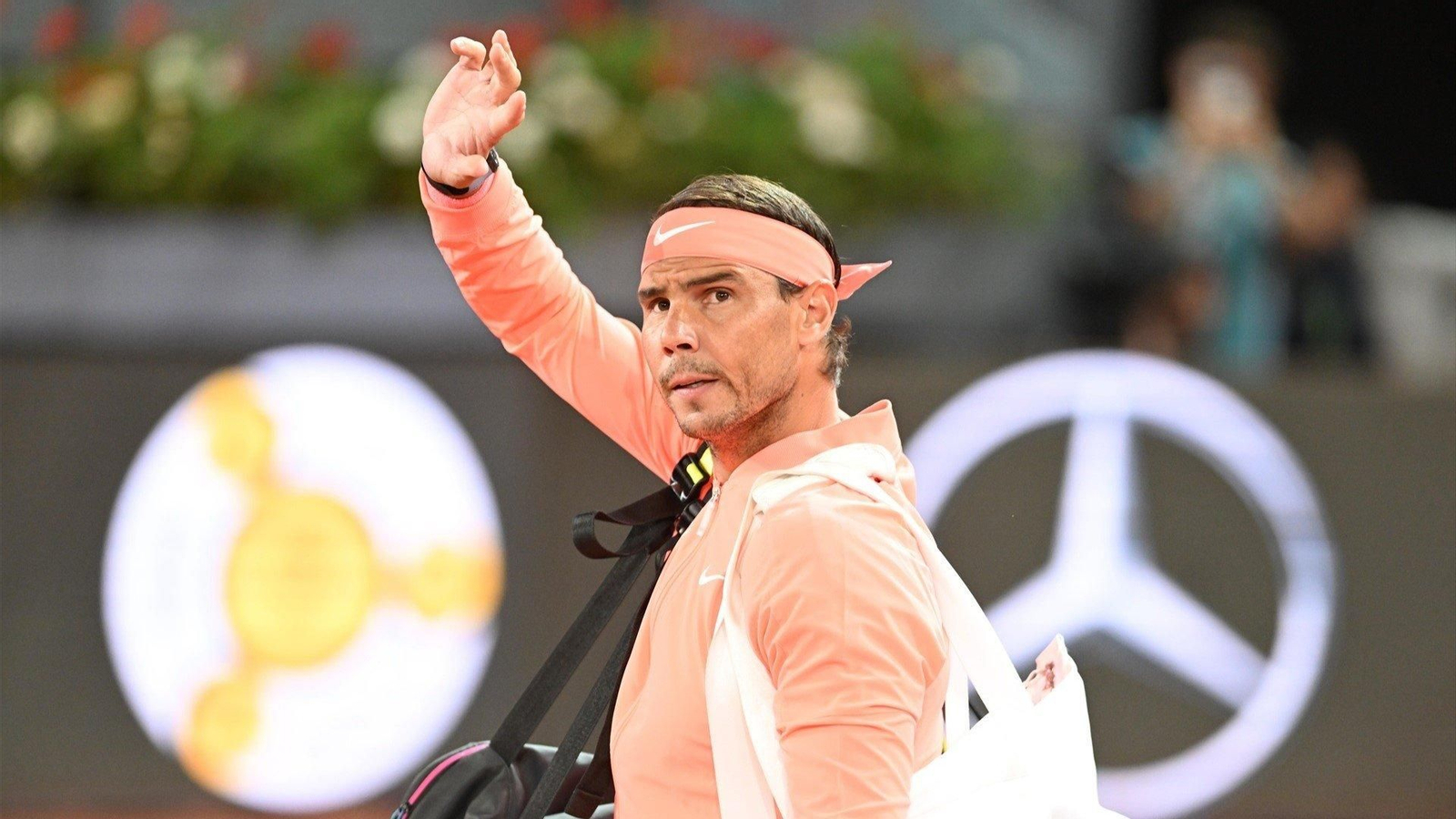 Rafa Nadal en el Mutua Madrid Open. // Europa Press