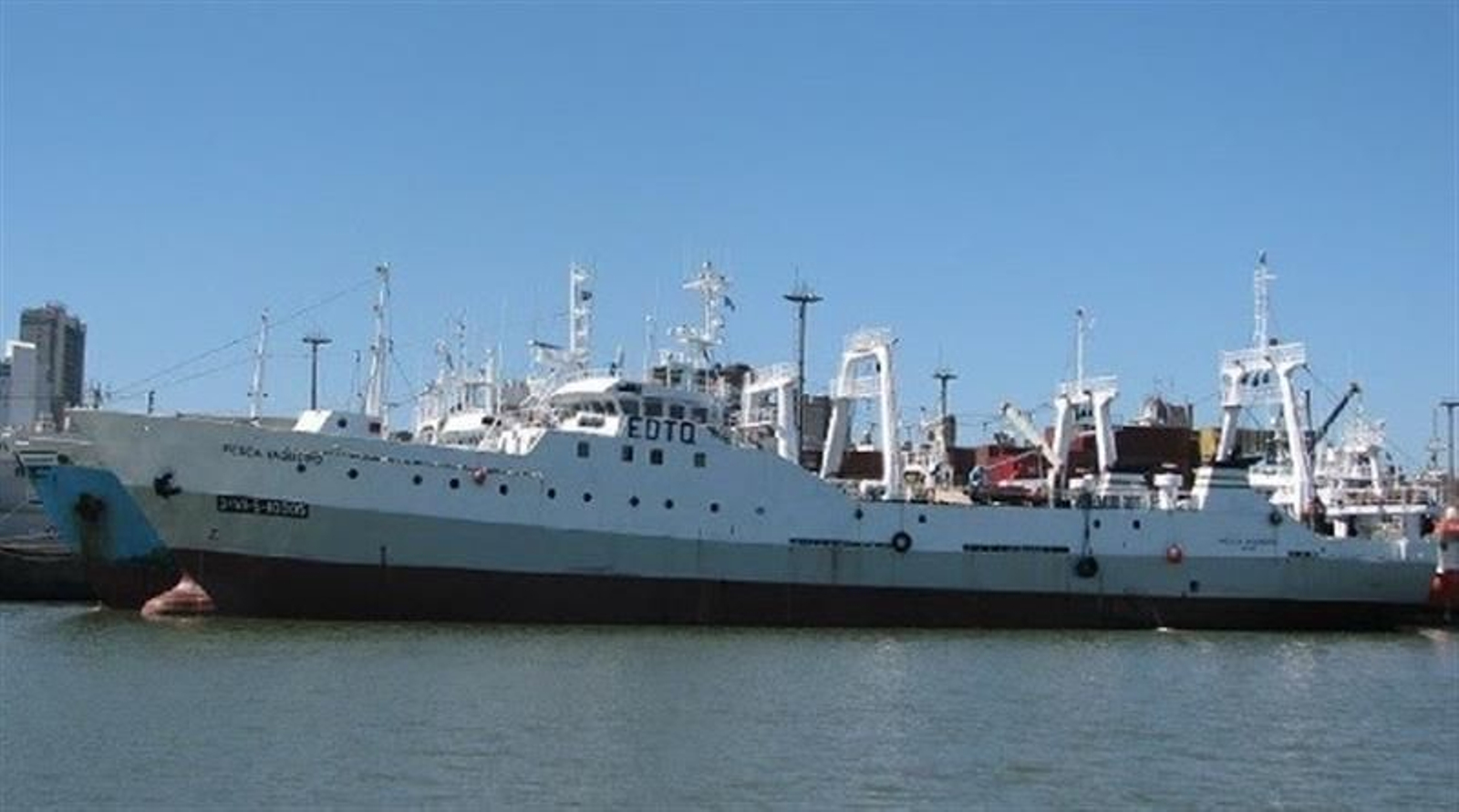 El pesquero español "Pesca Vaqueiro"