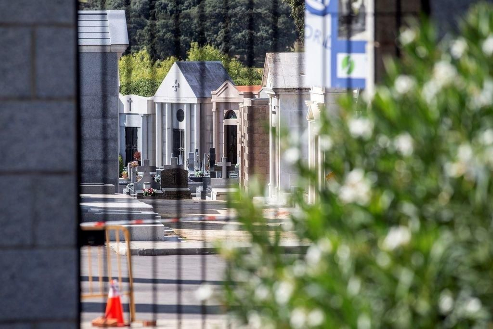Vista del cementerio de Mingorrubio en Madrid donde el dictador español será enterrado.
