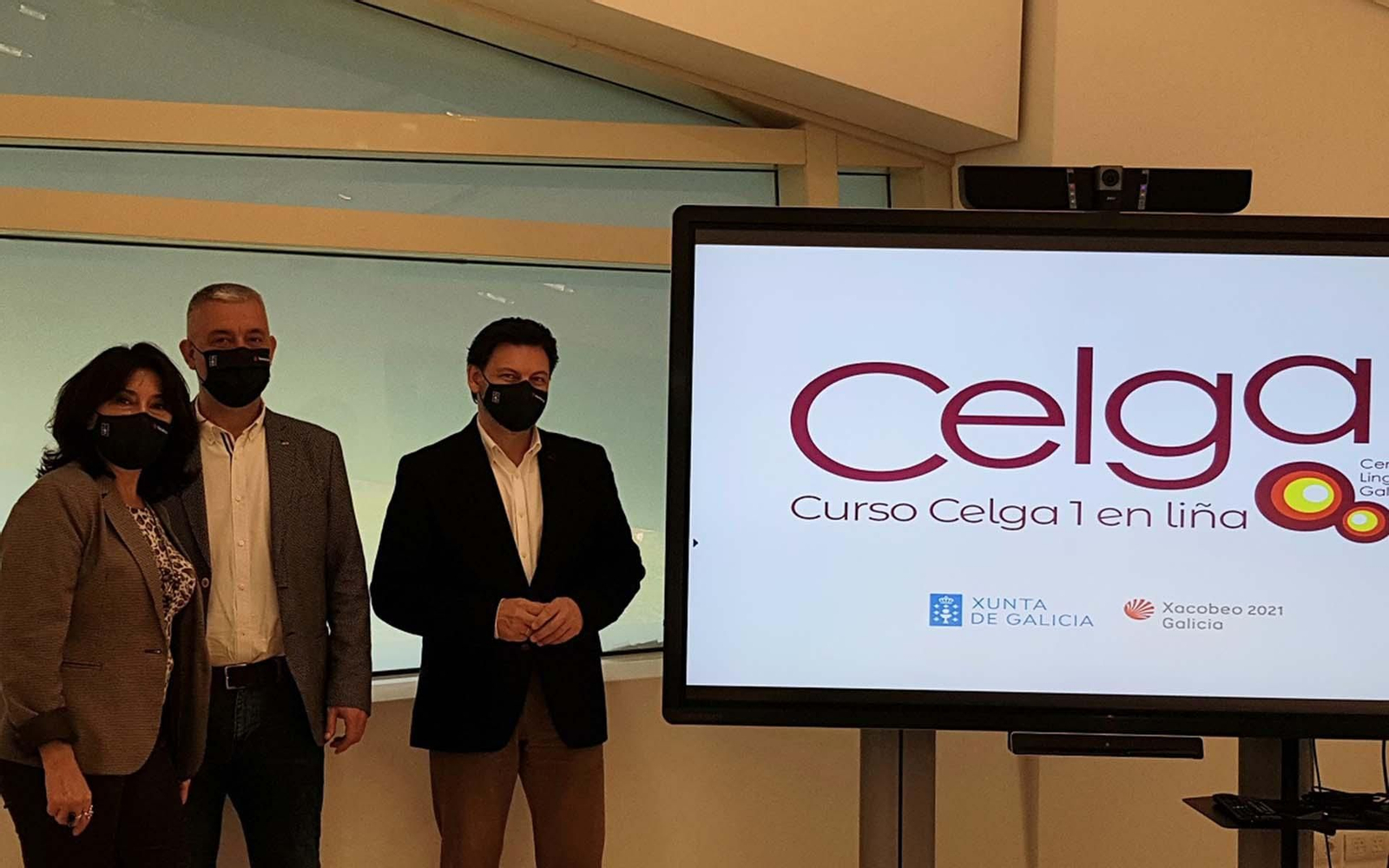 Imagen de la presentación en Santiago de Compostela