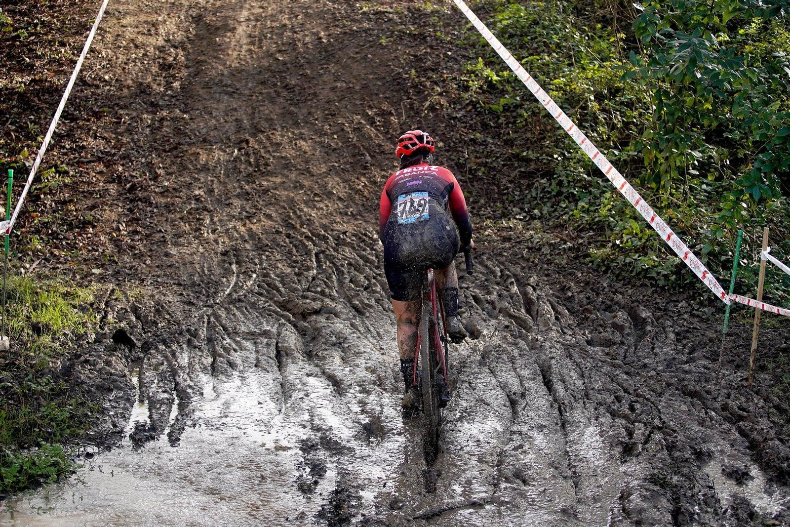 Mulleres na Copa Galicia de ciclocross en Nigrán.