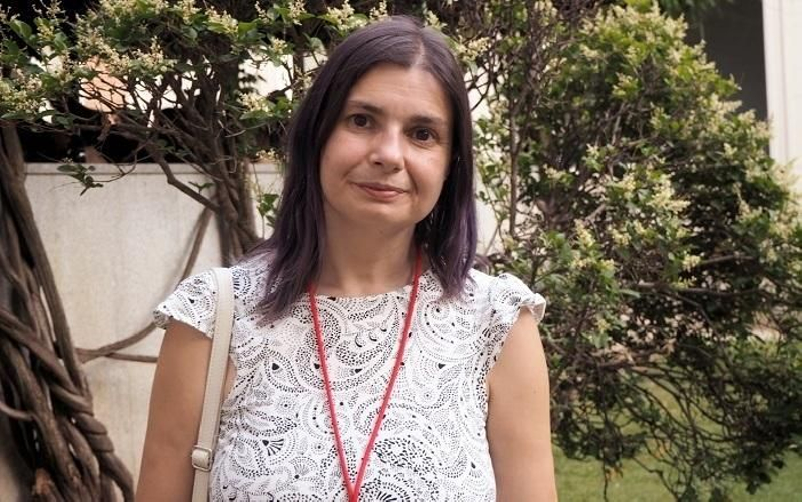 La presidenta del CGCEE durante el pleno de constitución del actual mandato.