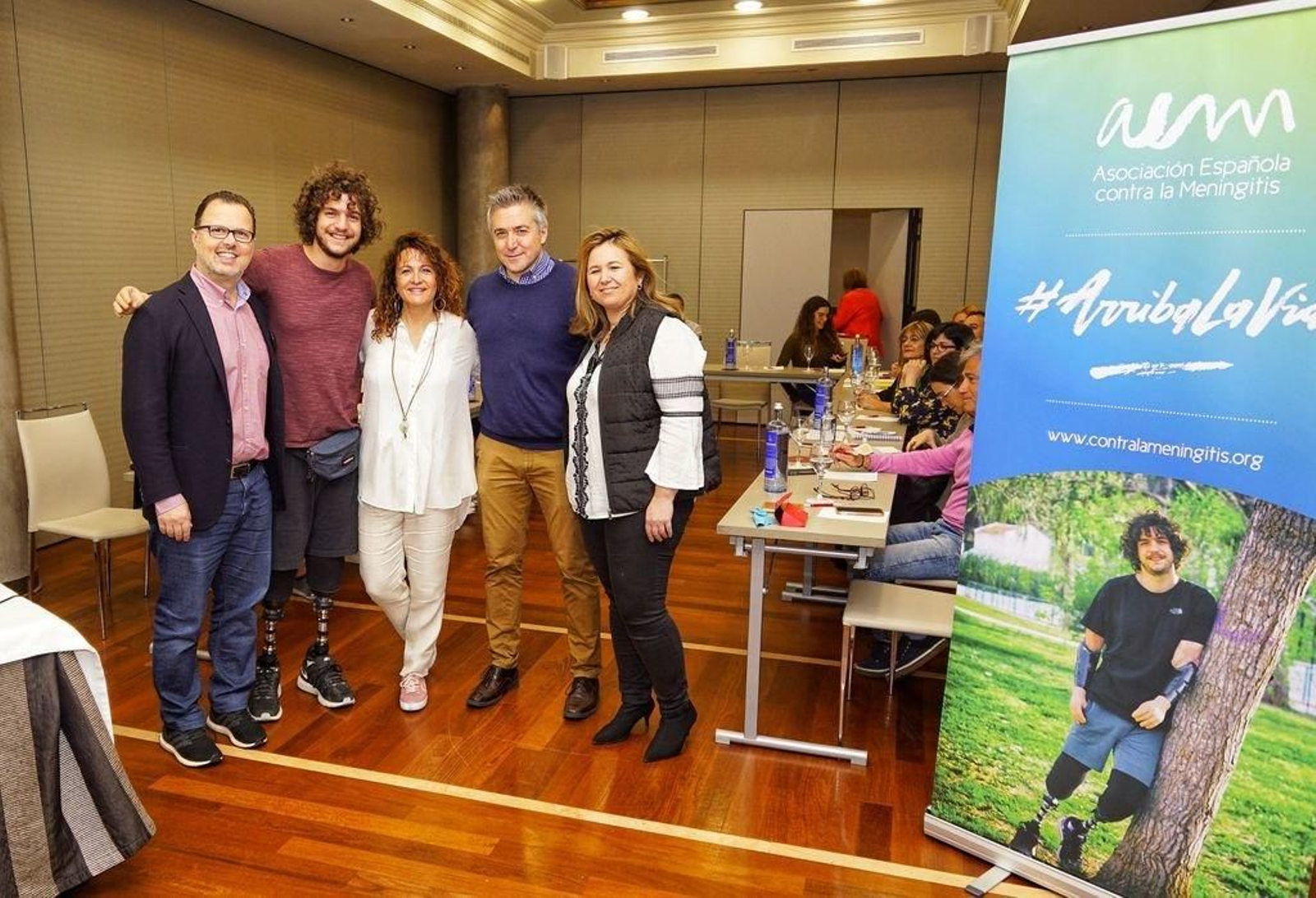 Fuerza de la voluntad extrema tras meningitis