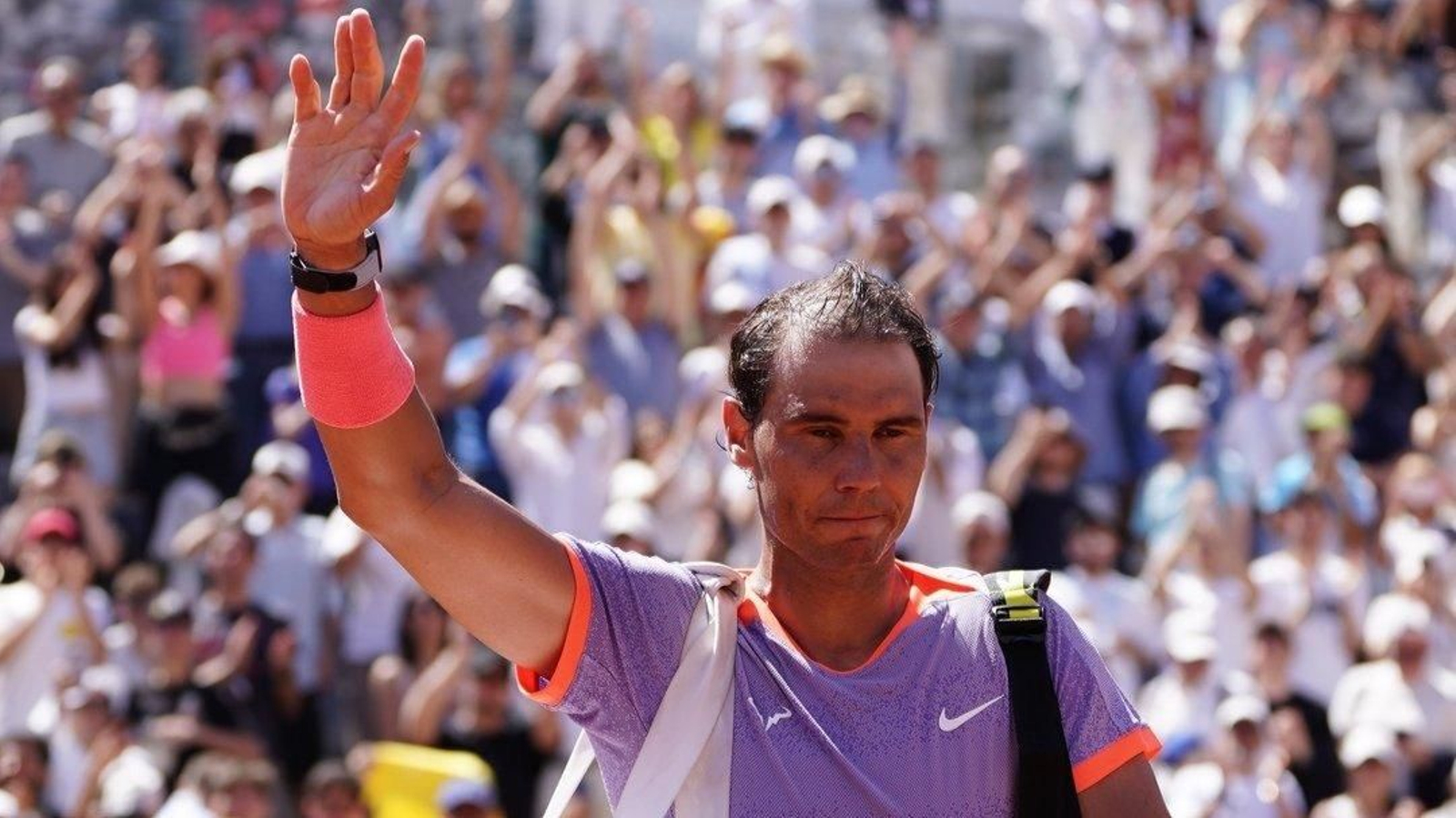Rafa Nadal cayó eliminado ante Hurkacz. // X (@InteBNLdItalia)