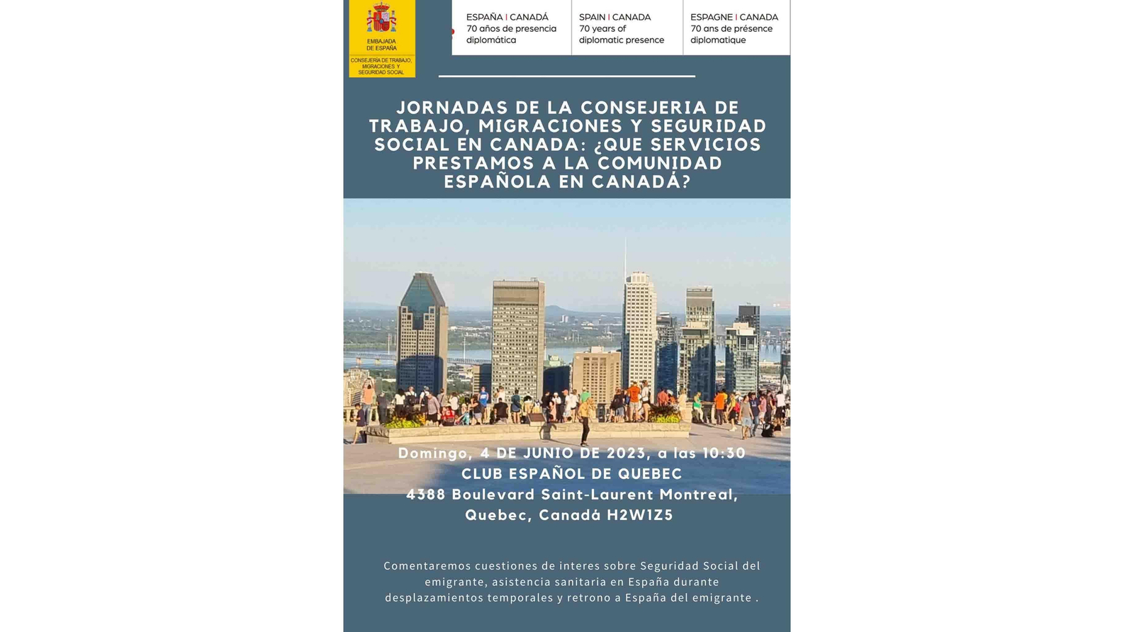 Canadá Embajada de España web