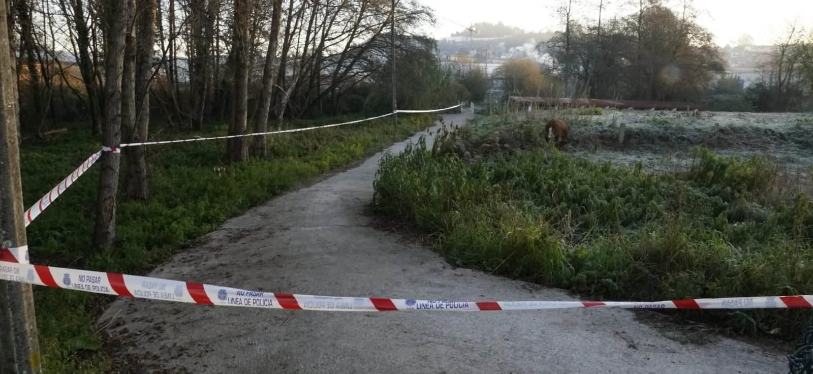 El Camino do Pontillón en Sardoma donde apareció el cuerpo // Vicente