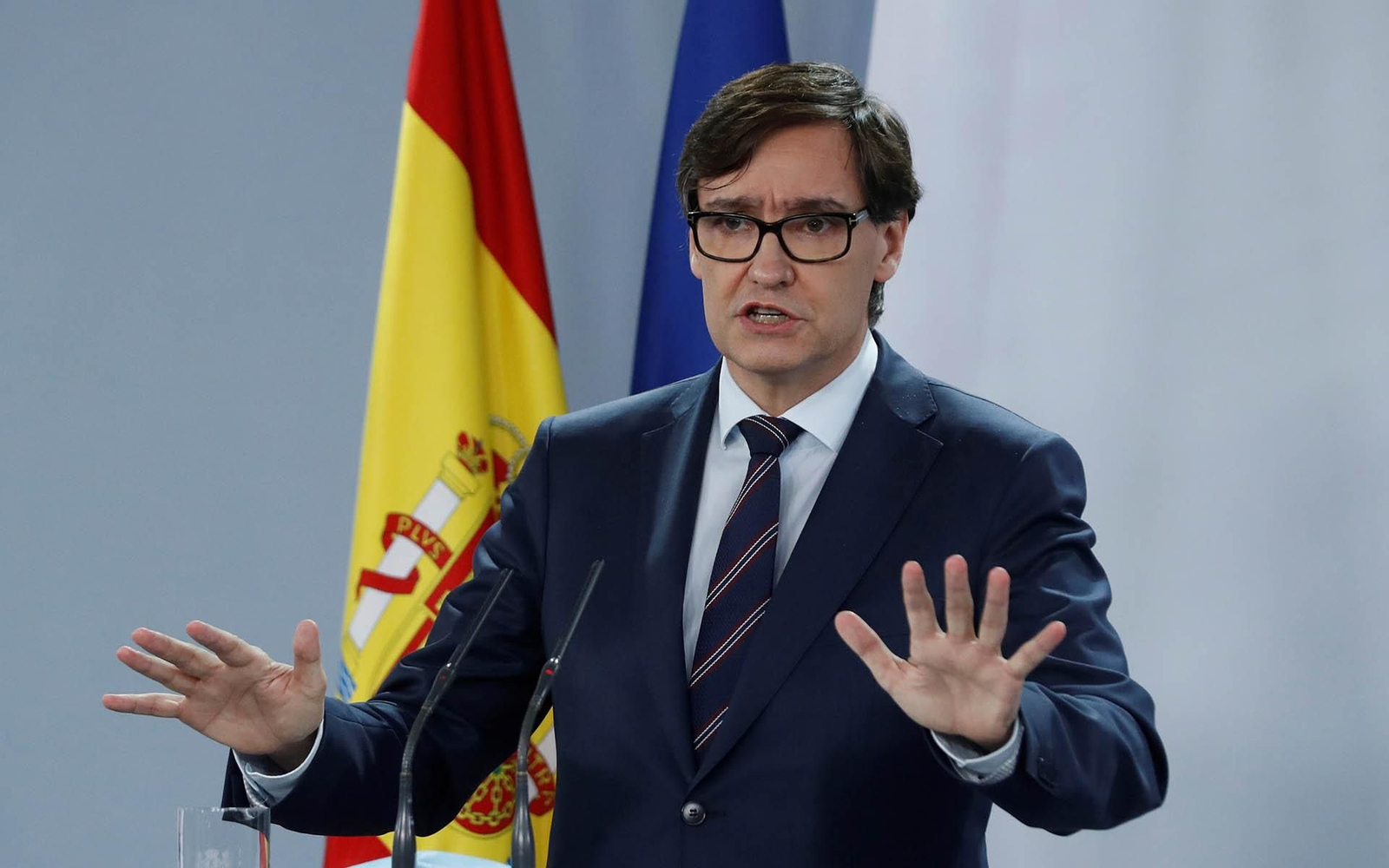 El ministro de Sanidad, Salvador Illa. EFE/J.J. Guillén