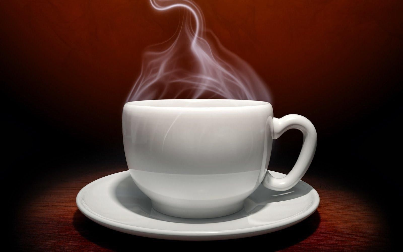 Un café caliente.