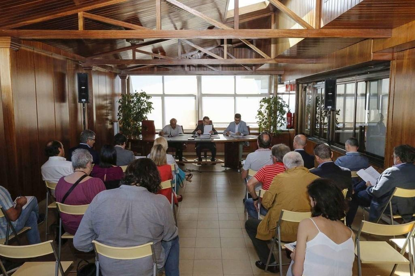 El pleno de la Mancomunidad se reunió ayer.