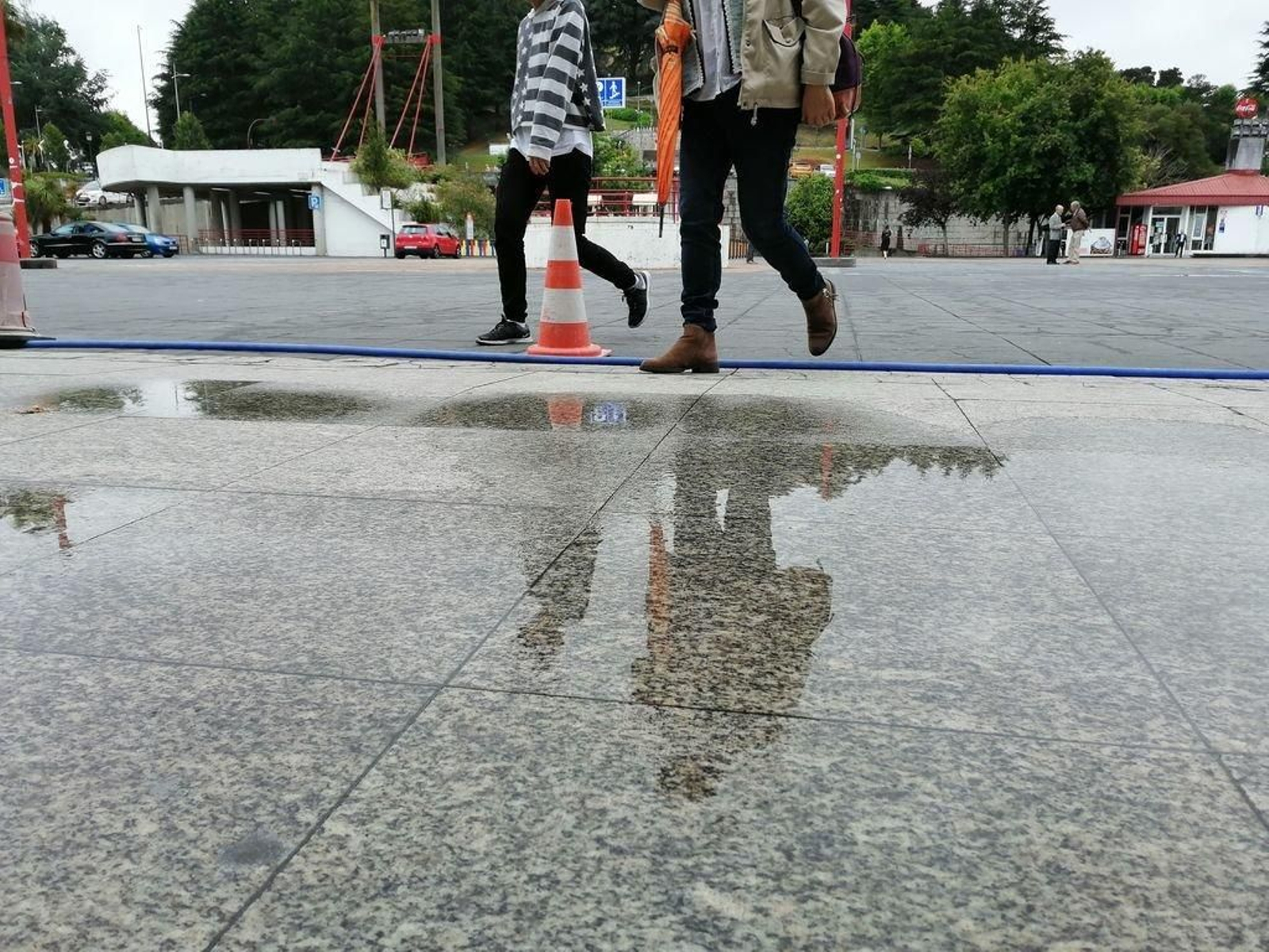 El viernes cayeron dos litros en Vigo para alcanzar 77 en todo el mes.