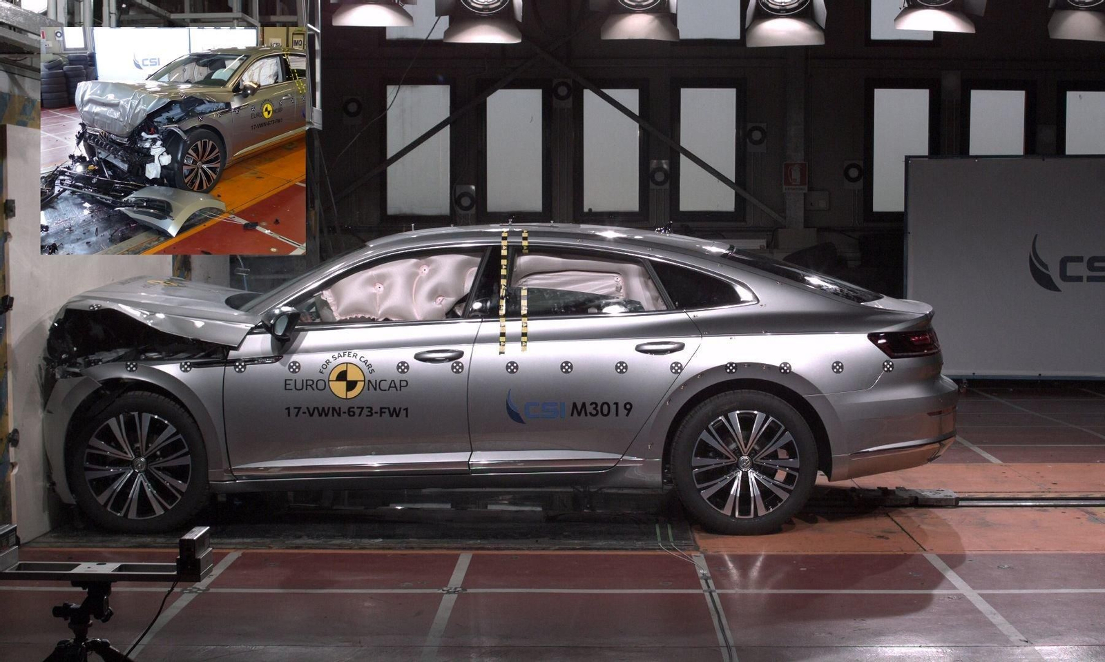 En la clase ejecutiva el mejor resultado de los test de 2017 fue para el Volkswagen Arteon.