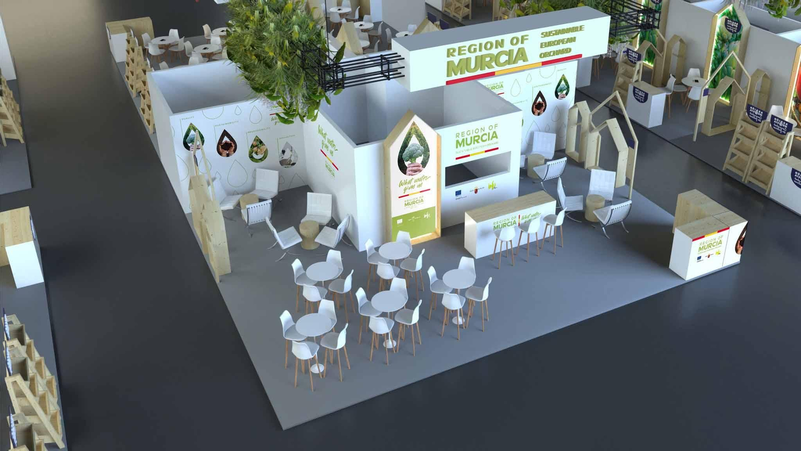 Stand de Murcia en la Fruit Logística de Berlín