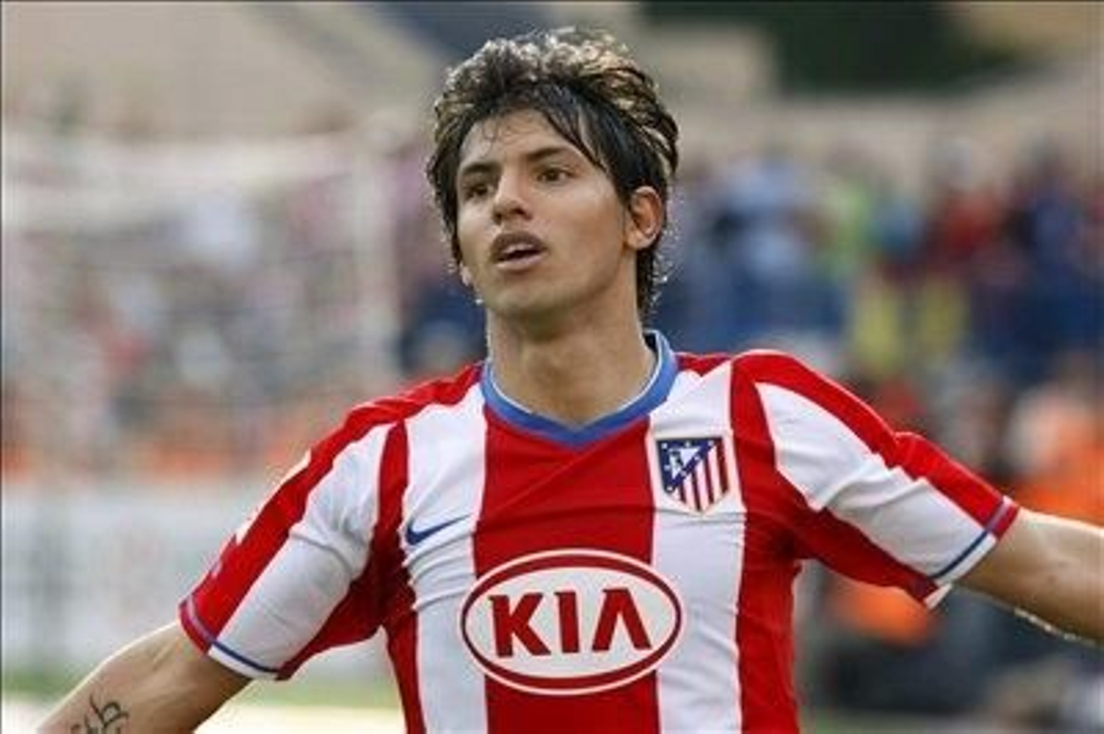 Sergio 'Kun' Agüero, delantero del Atlético de Madrid. (Foto: Archivo)