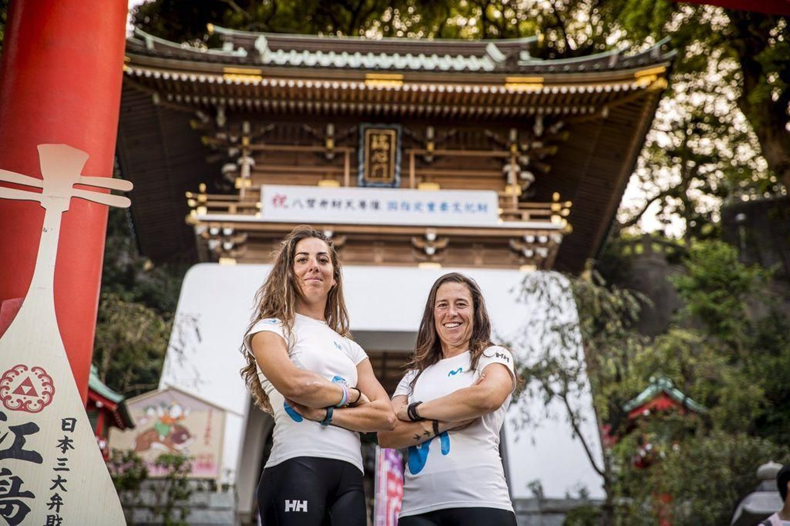 Támara (dcha.) vivirá en Japón sus terceros Juegos, esta vez con Barceló.