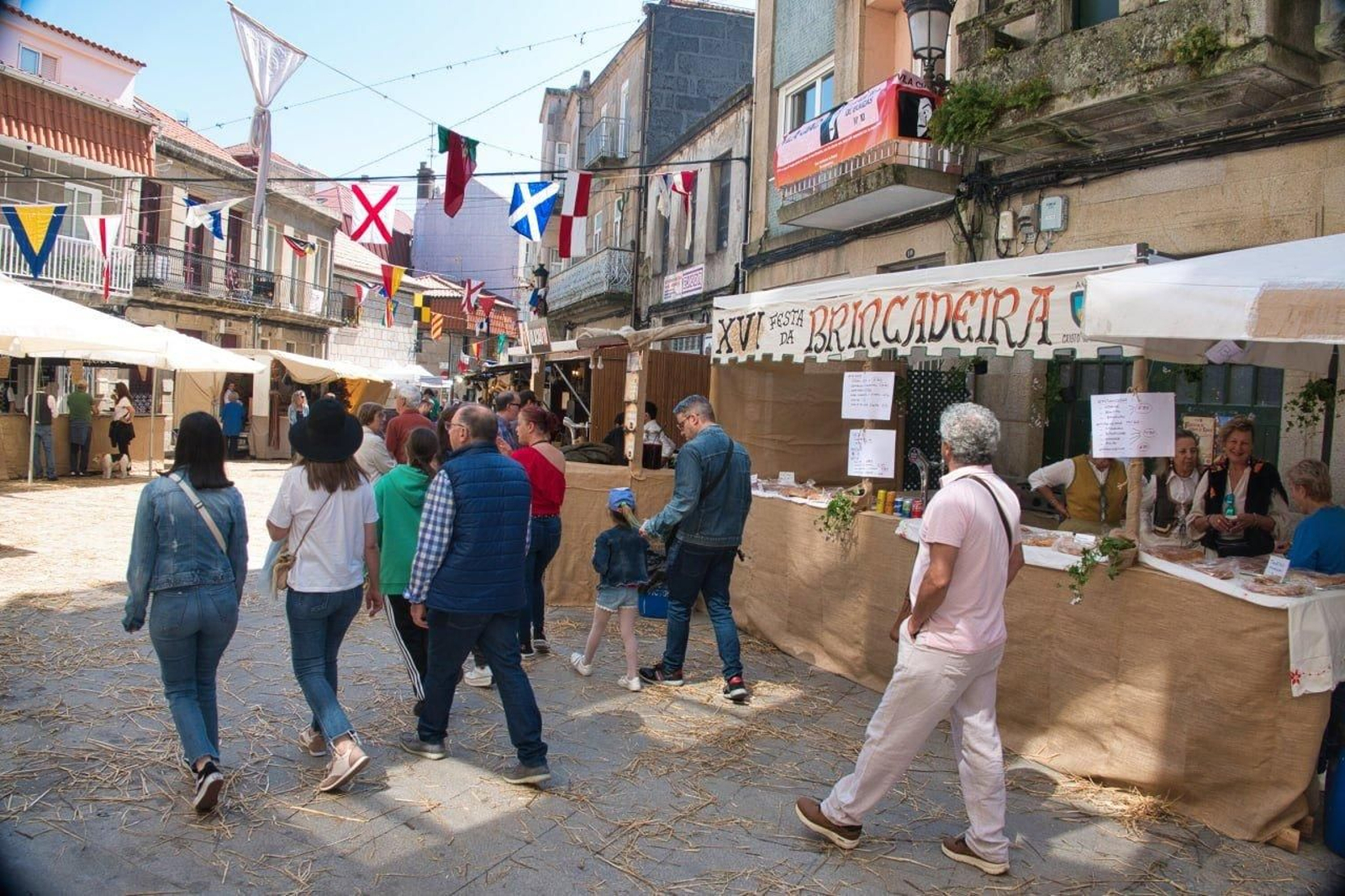 El buen tiempo ayudó a la celebración de la fiesta.