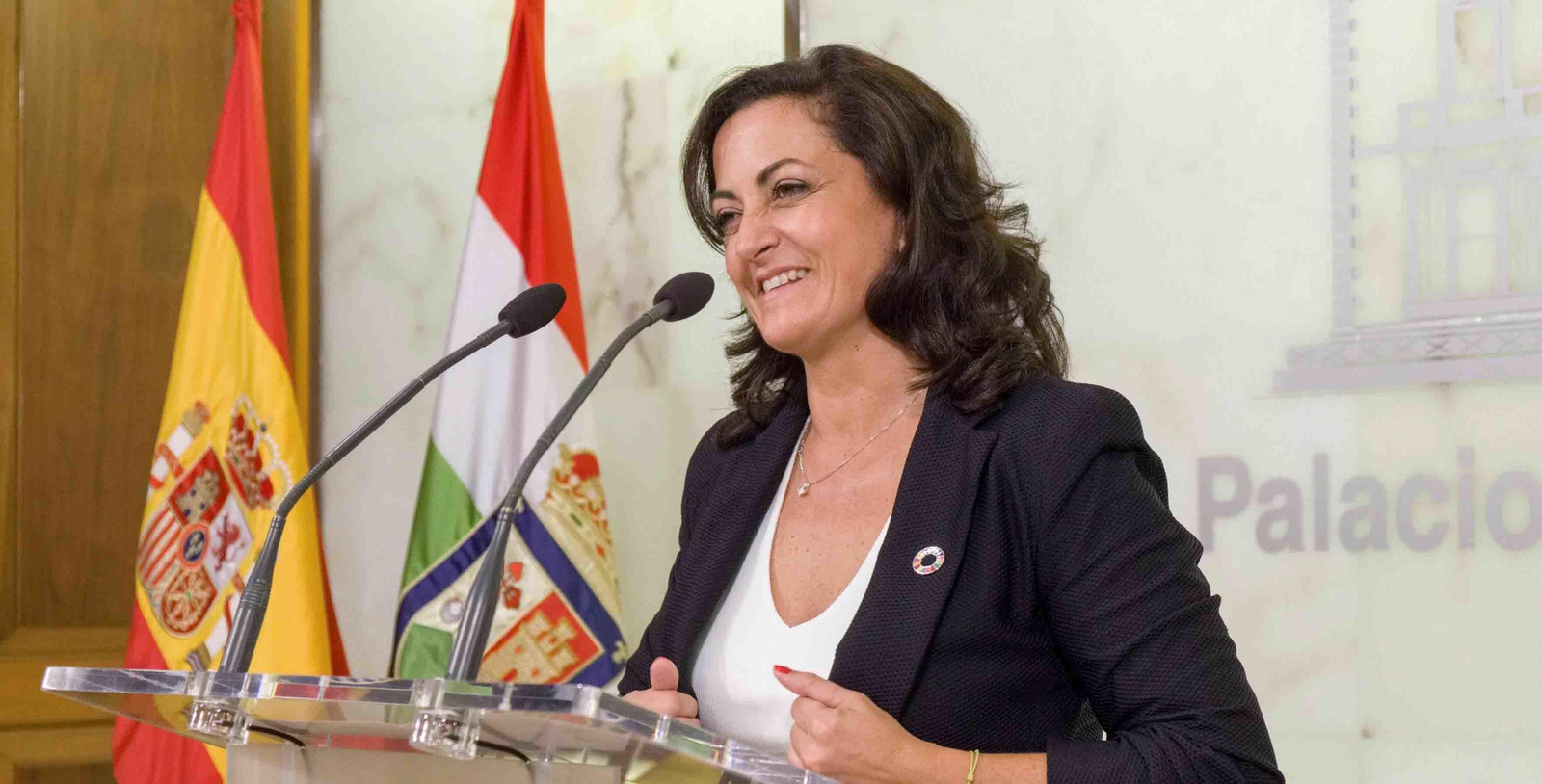 La presidenta del Gobierno de La Rioja, la socialista Concha Andreu. EFE/ Abel Alonso