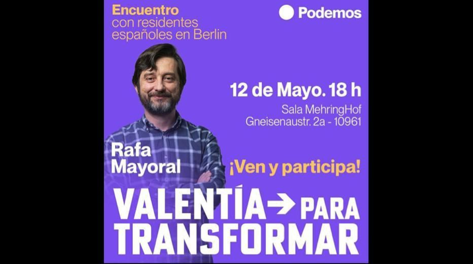 Rafa Mayoral en Berlín