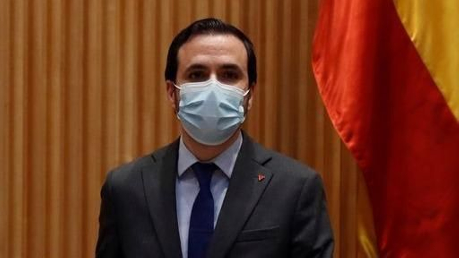 El ministro de Consumo, Alberto Garzón, en la Comisión de Sanidad.